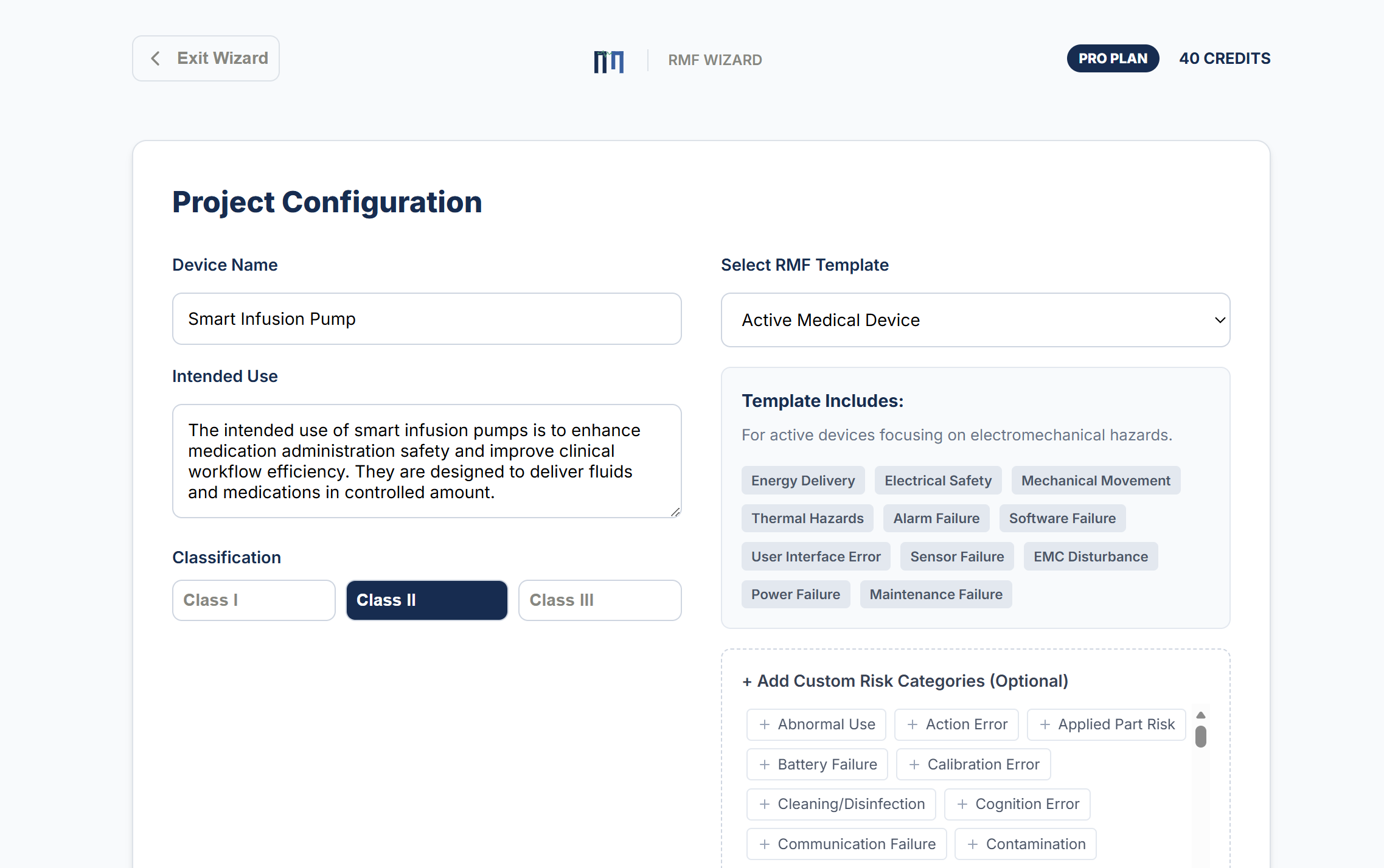 1. Device Profile Entry