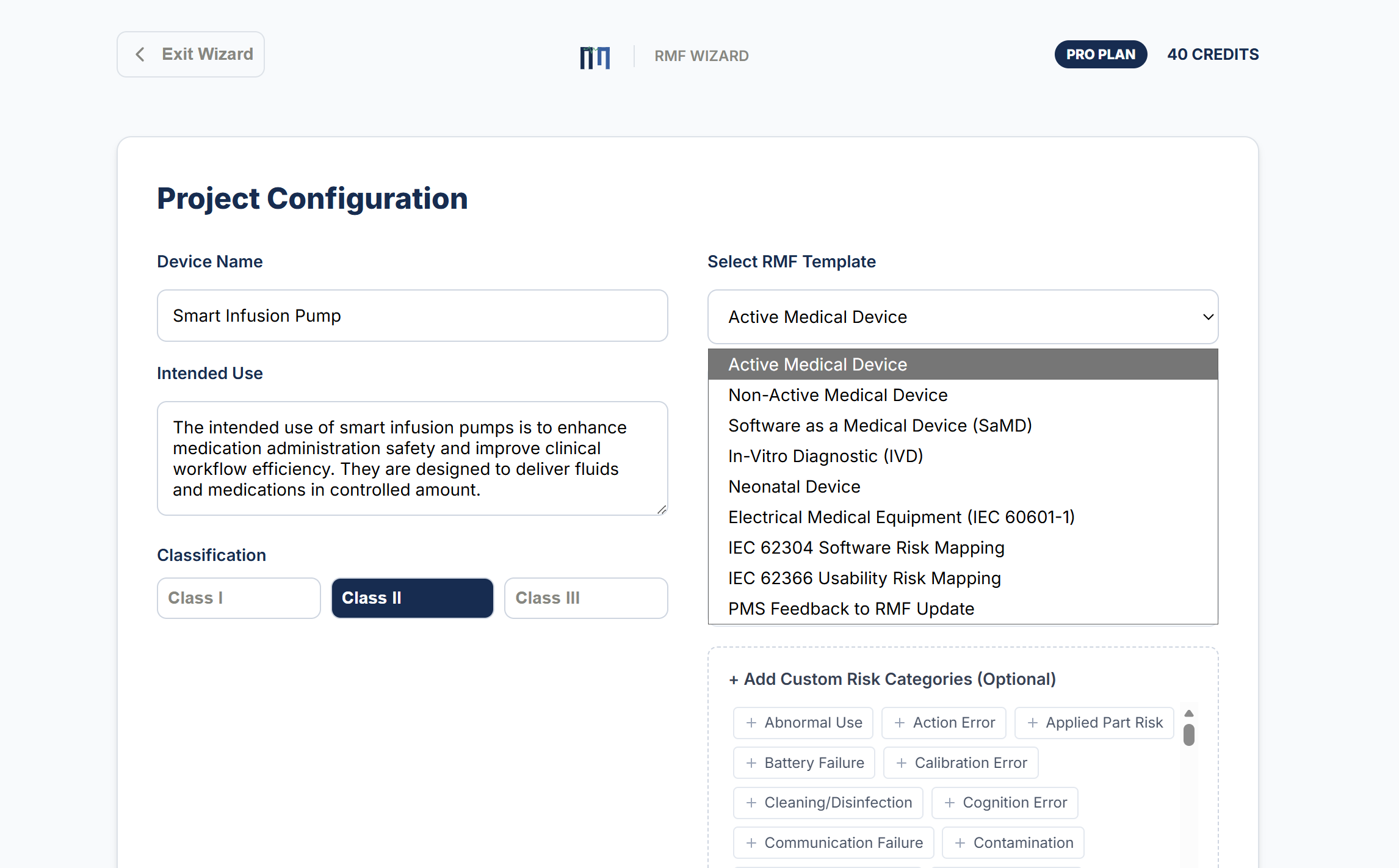 2. Template Selection